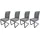 Hti-Living Esszimmerstuhl Kinsey 4er-Set Grau