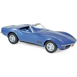 NOREV 189035 1:18 Chevrolet Corvette Convertible 1969 - Blue metallic