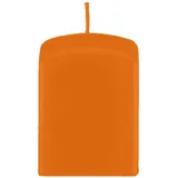 Quaderkerzen Mango Orange Stumpenkerze 15 x 6 cm 4 St.