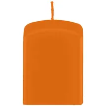 Quaderkerzen Mango Orange Stumpenkerze 15 x 6 cm 4 St.