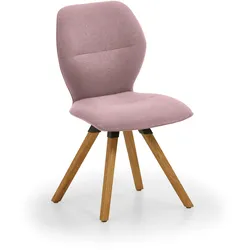 Niehoff Sitzmöbel Merlot Design-Stuhl Stativ-Gestell Massivholz/Stoff Venice - Wildeiche
