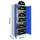 Proregal Stahlschrank Metall 60x180x40 cm Blau/Grau 4 Fachböden
