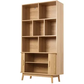 CaliCosy Bücherregal Holzwerkstoff 80/157,5/40 cm braun