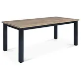 OUTLIV. Oxford Ausziehtisch 200/260x100cm Edelstahl/Teak Recycelt Natur