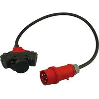 Kalthoff Dreifach-Verteiler IP44 1m H07RN-F5G2,5 CEE 16A