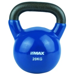 Titan Life Vinyl-Kettlebell 20kg Blau