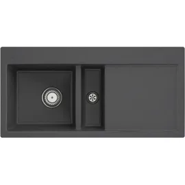 Villeroy & Boch Subway 60 flat links graphite + Handbetätigung