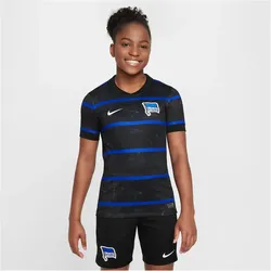 NIKE Hertha BSC Dri-FIT Stadium Auswärtstrikot 2024 Kinder 010 - black/photo blue/white S (128-137 cm)