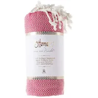 GREENDOOR Hamam Tuch Rautenmuster pink 1 St