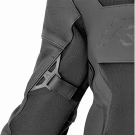 RST S1 Mesh D3O Lederjacke Schwarz 3XL