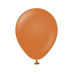 Ballon 12,5 cm 20 Stück - pastell caramel