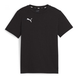 Puma teamGOAL T-Shirt Jungen 03 black/white 152