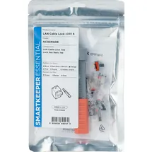 Smartkeeper ESSENTIAL 5x LAN Cable Locks mit 1x Lock Key Basic Orange