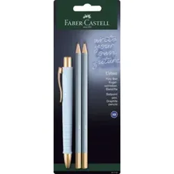 FABER CASTELL Schreibset 3tlg.Poly Ball Urban sky blue 241122