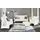 HIMOLLA Fernsehsessel 6001 Leder 81 x 98 x 86 cm Creme mit Kopfteil