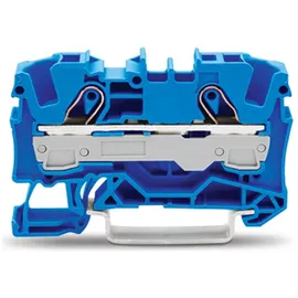 WAGO GmbH& Co. KG Durchgangsklemme 0,5-6/10qmm blau, 2L 2006-1204