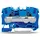 WAGO GmbH& Co. KG Durchgangsklemme 0,5-6/10qmm blau, 2L 2006-1204