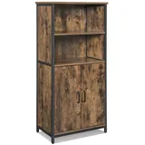 VASAGLE Regalschrank 60,0 x 35,0 x 124,5 cm Braun