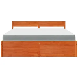 vidaXL Bett 180 x 200 cm Braun