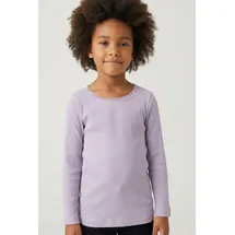 NAME IT Mädchen, Nmfkab LS TOP Noos, lavender gray, 104 cm - 104