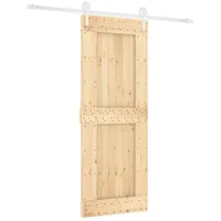 vidaXL Schiebetür rechts 80 x 210 cm Weiß