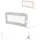 KIKKABOO Bettschutzgitter I am safe 102 x 35 x 42 cm grau