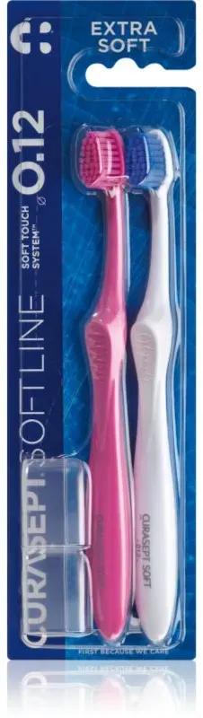 Curasept Softline 0.12 Extra Soft 2Pack Zahnbürste 2 St.