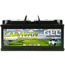 Electronicx Caravan Edition GEL Batterie 12V Wohnmobil, Boot, Versorgung