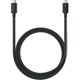 Satechi Thunderbolt 4 Pro Kabel USB-C Stecker USB-C Stecker 1 m Schwarz/Silber