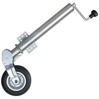 VidaXL 60 mm Schwerlast Stützrad, klappbar