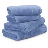 Möve Handtuchset New Classic 4-TLG cornflower