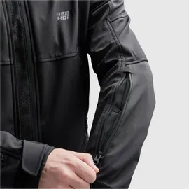 Rebelhorn Slash Softshell Motorradjacke Schwarz S