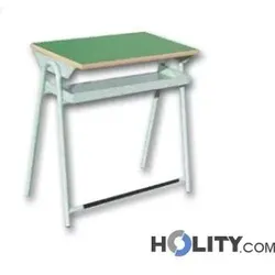 Stapelbarer Einzelsitz-Schulbank 59 cm hoch h17235