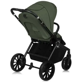lionelo Mika Plus 3in1 Buggy 0-48 Monate bis 22 kg Babywagen bis zu 9 kg Kindersitz Babytrage bis zu 13 kg, Rückenlehne verstellbar, Dämpfung, 360° Räder, XXL-Verdeck