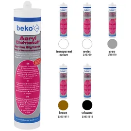 Beko Acryl Dichtstoff 310 ml grau
