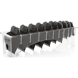 Xanitalia Aufsteckkamm Set mit 10 magnetischen Aufsätzen schwarz