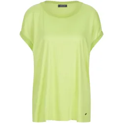 Materialmix-Shirt BASLER grün, 38