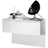 Vladon Nachtschrank Sleep 60 x 46 x 35 cm Weiß matt