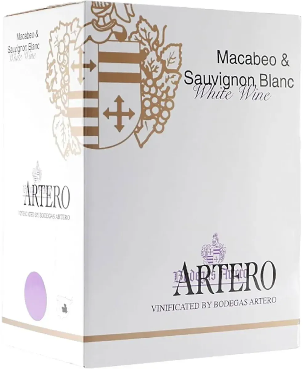 Bodegas Artero Macabeo & Sauvignon Blanc Weißwein trocken Bag in Box 5 l