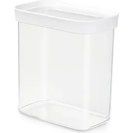Emsa Optima rechteckig transparent/weiß 1,6 l
