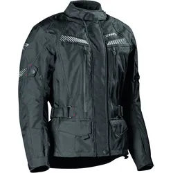 DIFI Compass Aerotex Solid wasserdichte Damen Motorrad Textiljacke, schwarz, Größe 42