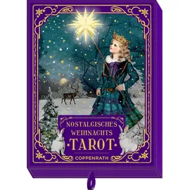 Coppenrath Verlag Schachtelspiel - Nostalgisches Weihnachts-Tarot