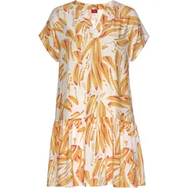 s.Oliver Blusenkleid Orange/Weiß 42
