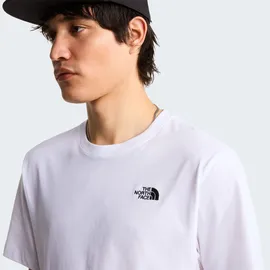 The North Face Evolution Simple Dome Regular SHORT SL, Größe M TNF White
