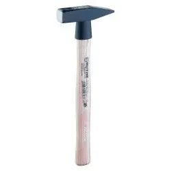 RUTHE Schlosserhammer 300g Deutsche Form mit Hickorystiel