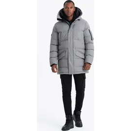 Ombre OMBRA Winterjacke Bunte Retro-Sportjacke braun 2