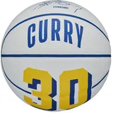 Wilson Basketball, NBA Player Icon Stephen Curry, Mini, Ball weiß|blau|gelb 3,