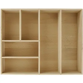 Fackelmann Schubladen-Box 26 x 7 x 32 cm 1-tlg. braun