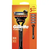 Gillette Fusion5 Handstück + Rasierklingen 4 St.