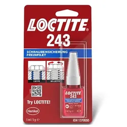 Loctite 5 ml 243 Schraubensicherung mittelfest